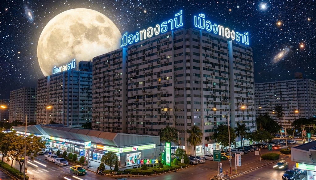 ป็อปปูล่า คอนโด เมืองทองธานี ตึก C1 ชั้น 12 (เฟอร์ครบ)